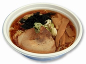 生麺が自慢のラーメン
