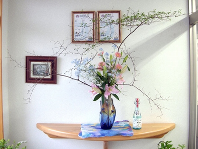 オリヤス物流センターのお花