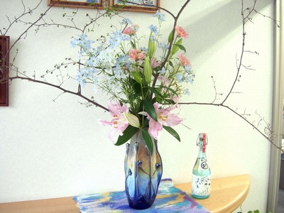 オリヤス物流センターのお花