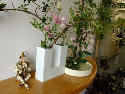 物流センターのお花