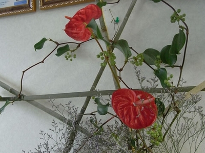オリヤス物流センターのお花