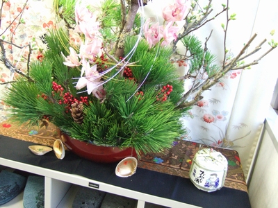 オリヤス本社のお花