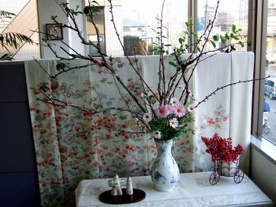 オリヤス本社のお花