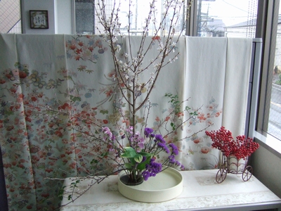 オリヤス本社のお花
