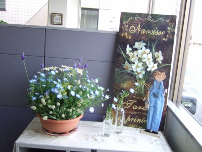 オリヤス本社のお花