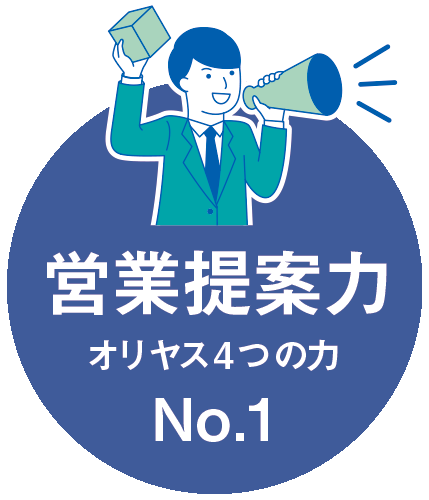 営業提案力　オリヤス4つの力 No.1