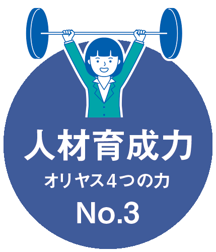 人材育成力　オリヤス4つの力 No.3
