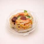 おにぎり向けフードパック AP-OGを使ったちらし寿司の盛り付け例。