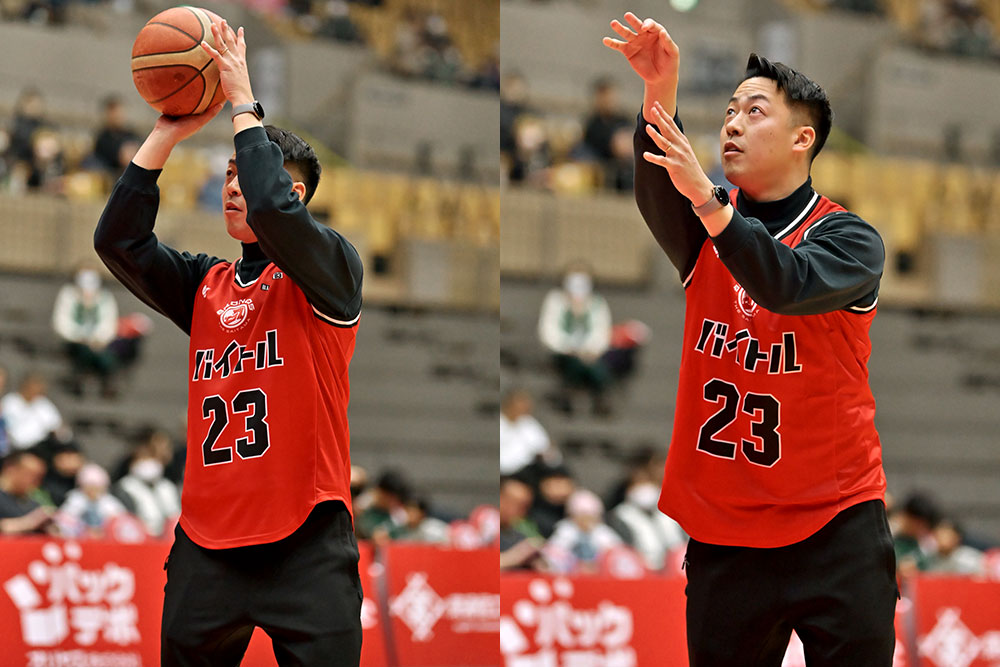 セレモニーのフリースロー